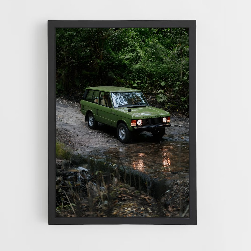 Poster Aventure Émeraude – affiche Land Rover (vue 2)
